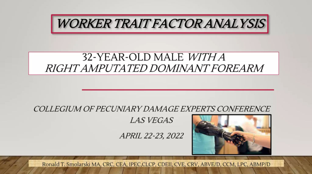 Worker Trait Factor Analysis Presentation